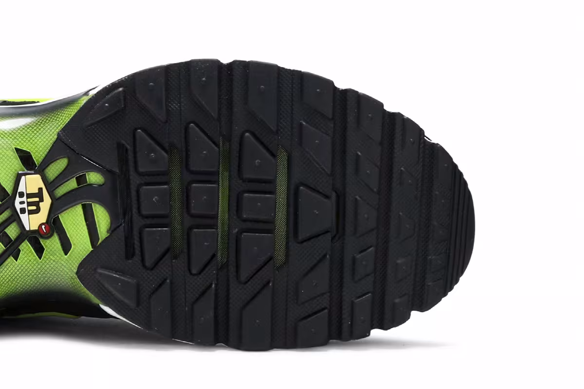 Nike Air Max Plus Black and Volt, view 6