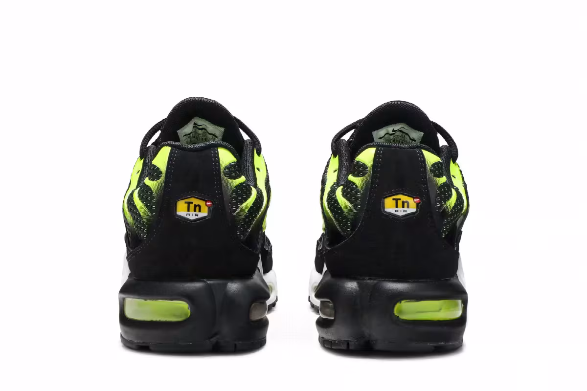 Nike Air Max Plus Black and Volt, view 7