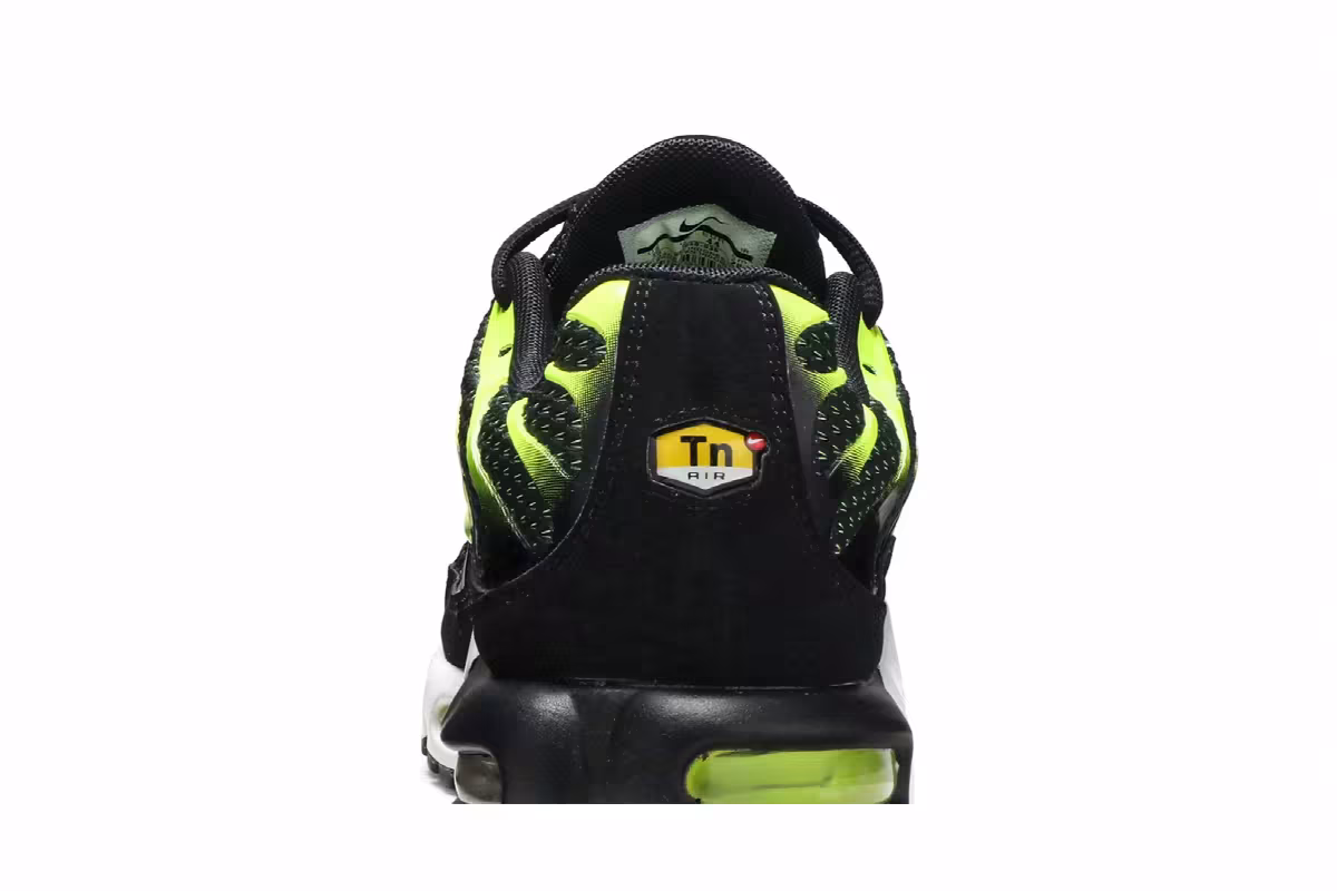 Nike Air Max Plus Black and Volt, view 8