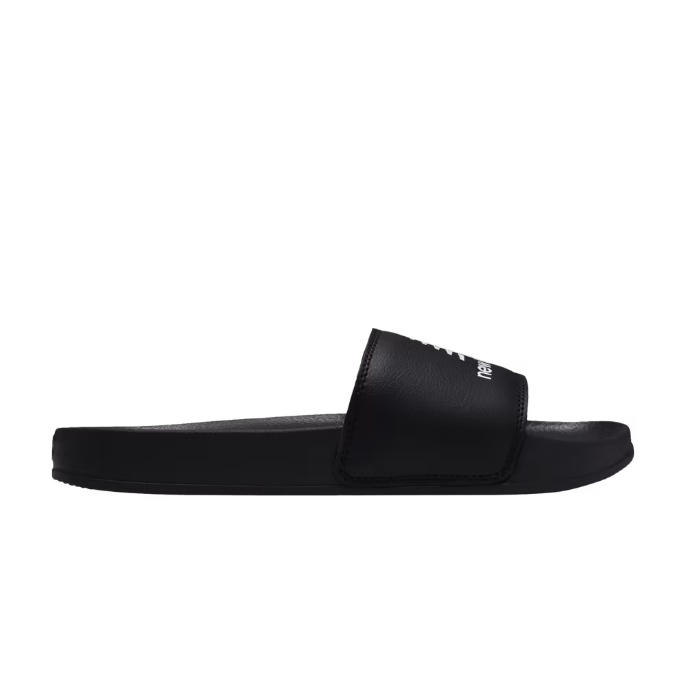 New Balance 50 Slides Black White