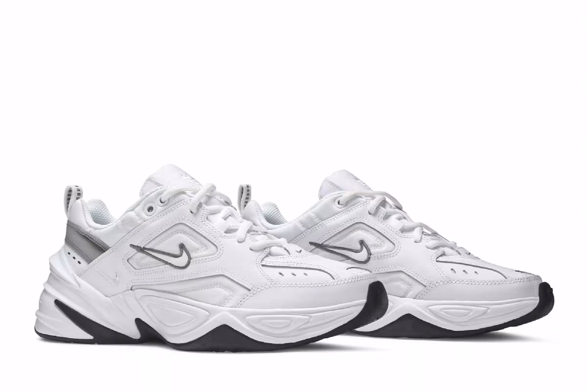 Nike Women's M2K Tekno White Grey, view 9