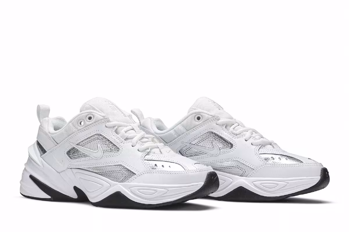 Nike Women's M2K Tekno ESS Metallic Silver, view 9