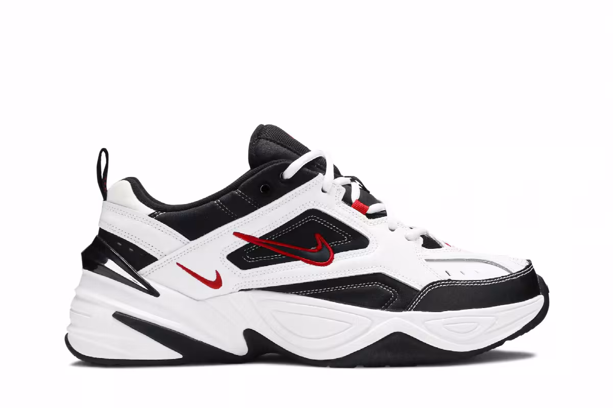 Nike M2K Tekno White Black, view 2