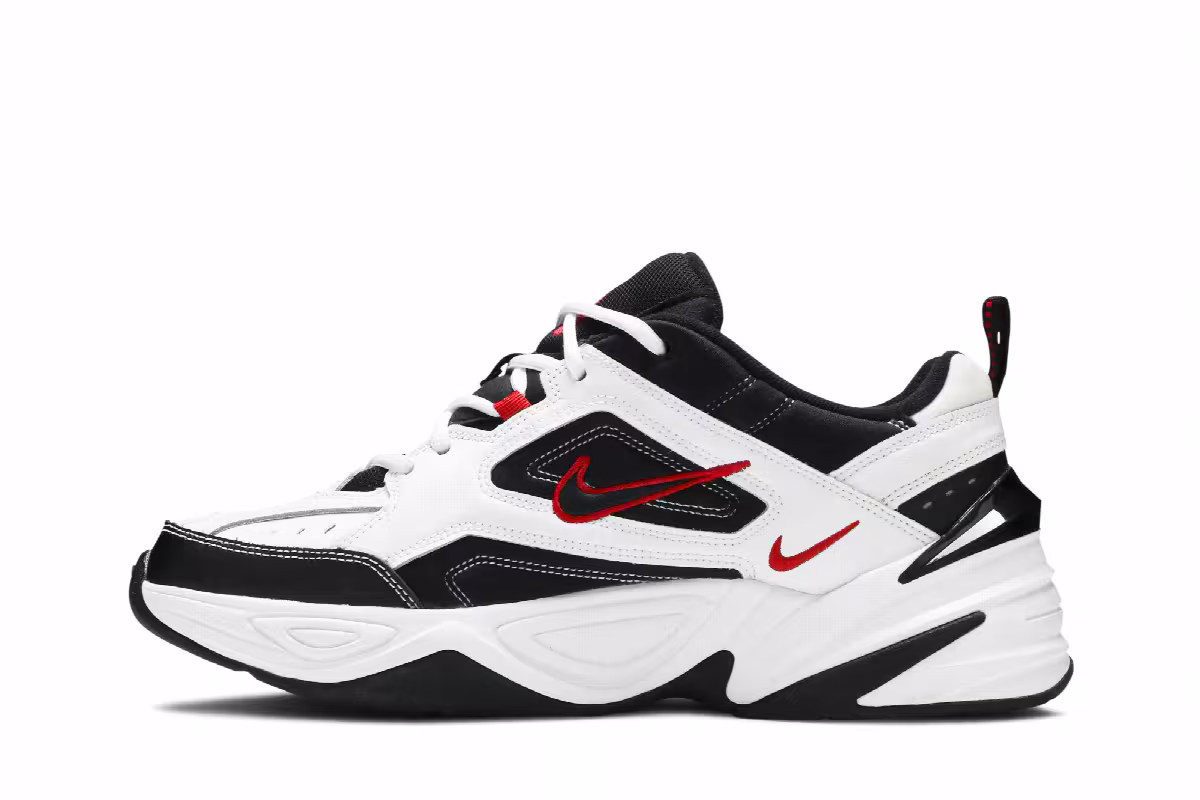 Nike M2K Tekno White Black, view 4