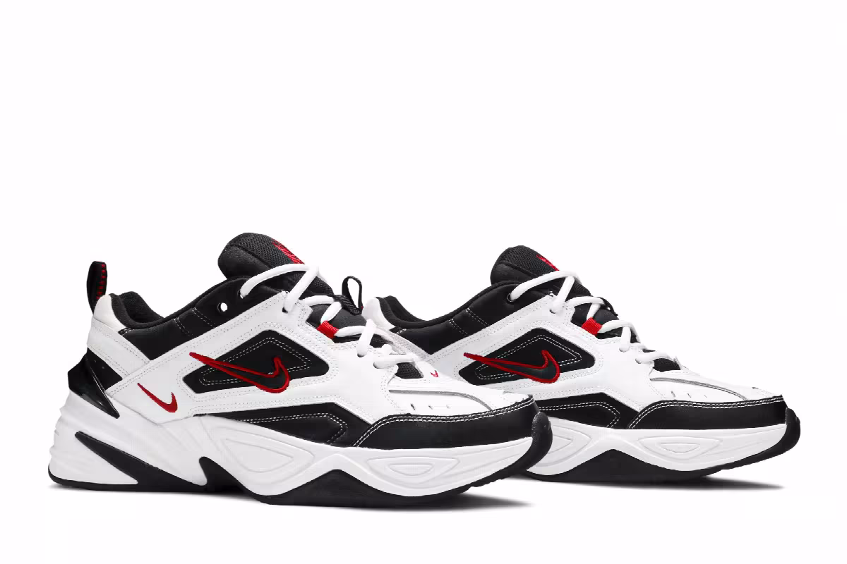 Nike M2K Tekno White Black, view 9