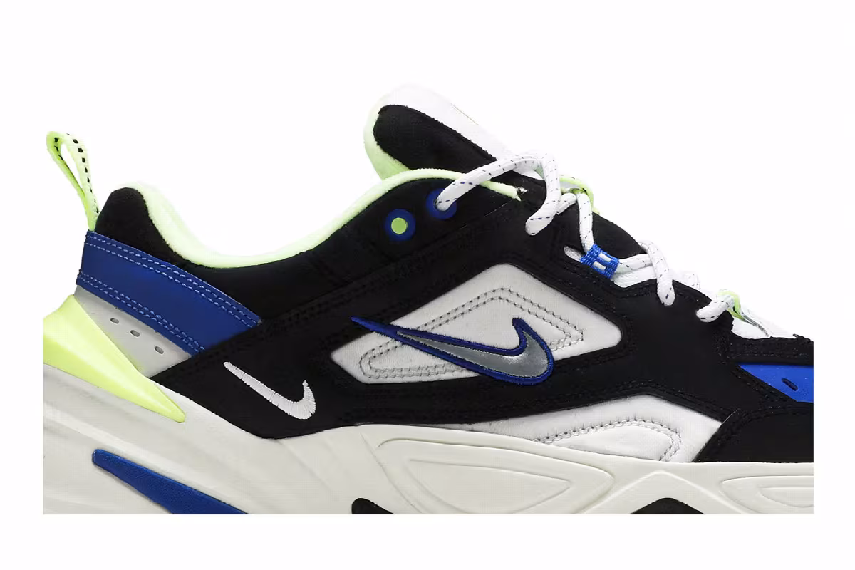 Nike M2K Tekno Black Royal Volt, view 3