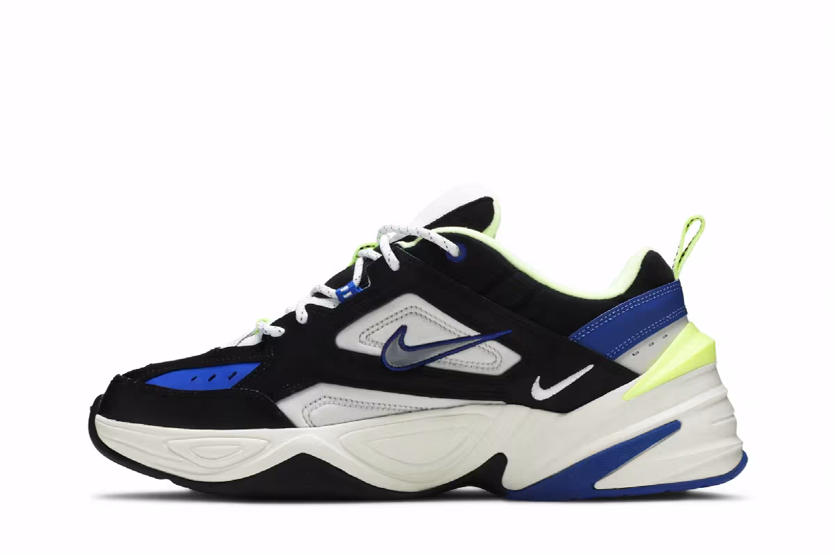 Nike M2K Tekno Black Royal Volt, view 4