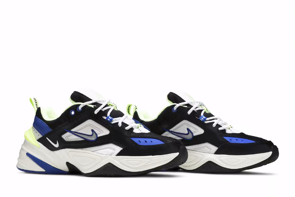 Nike M2K Tekno Black Royal Volt, view 9