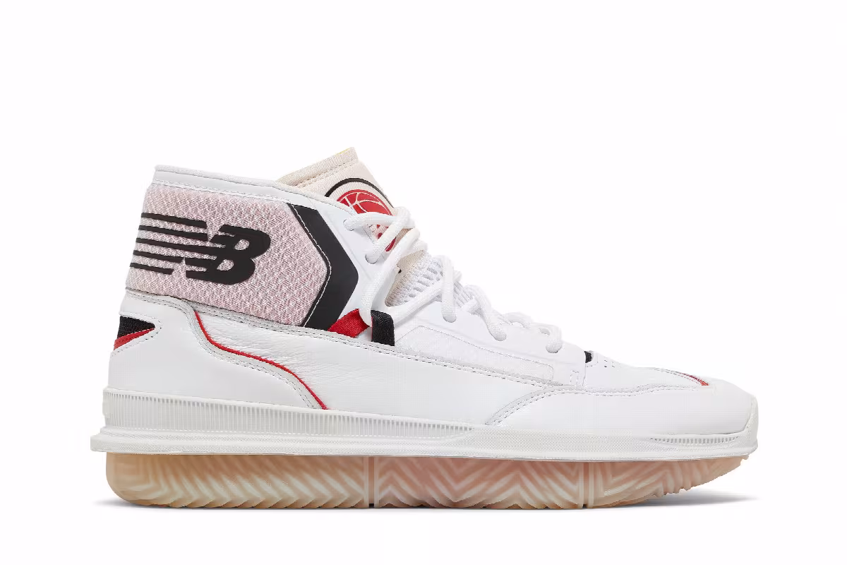 New Balance BB9000 White Red, view 2