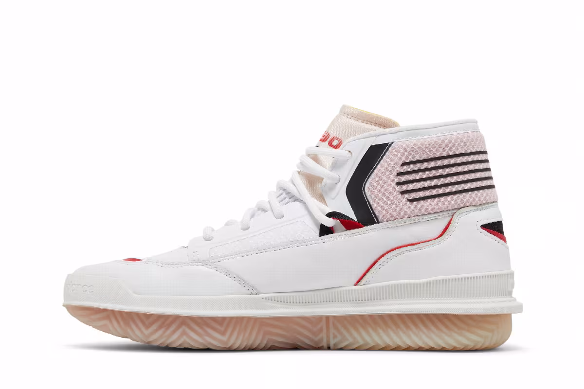 New Balance BB9000 White Red, view 4