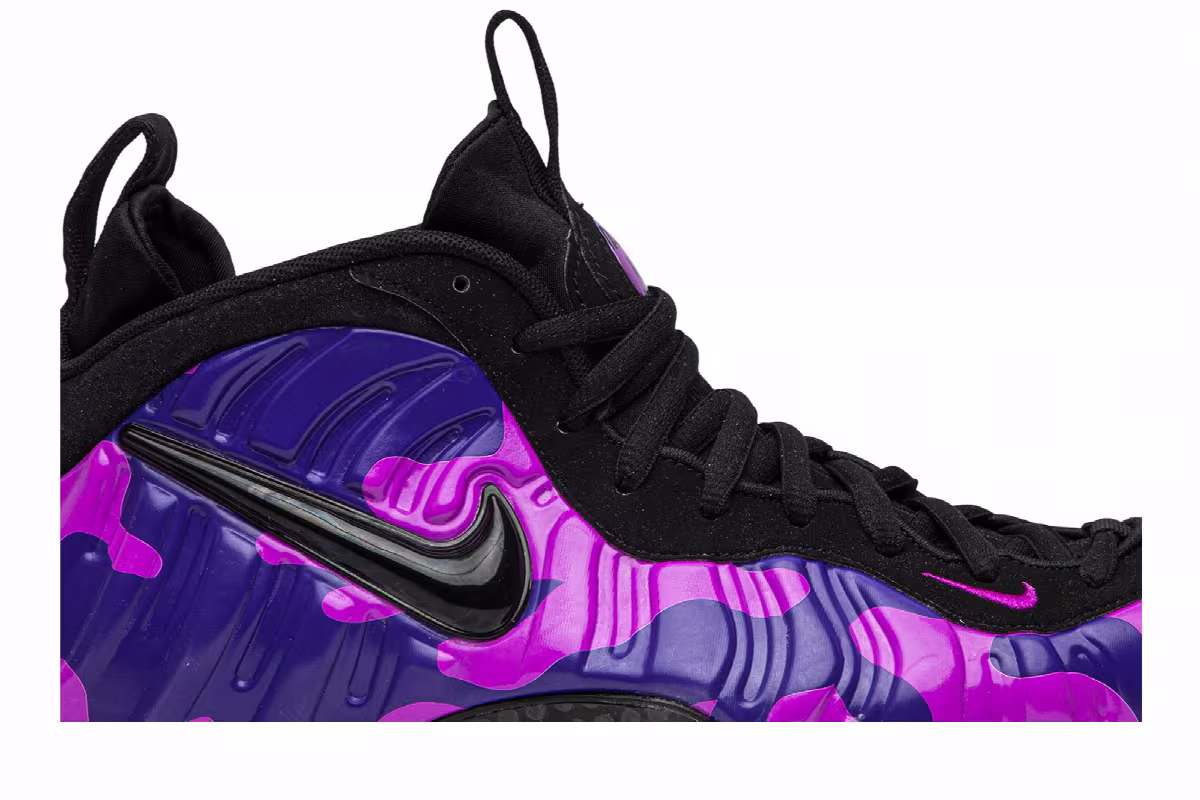 Nike Air Foamposite Pro Purple Camo, view 3