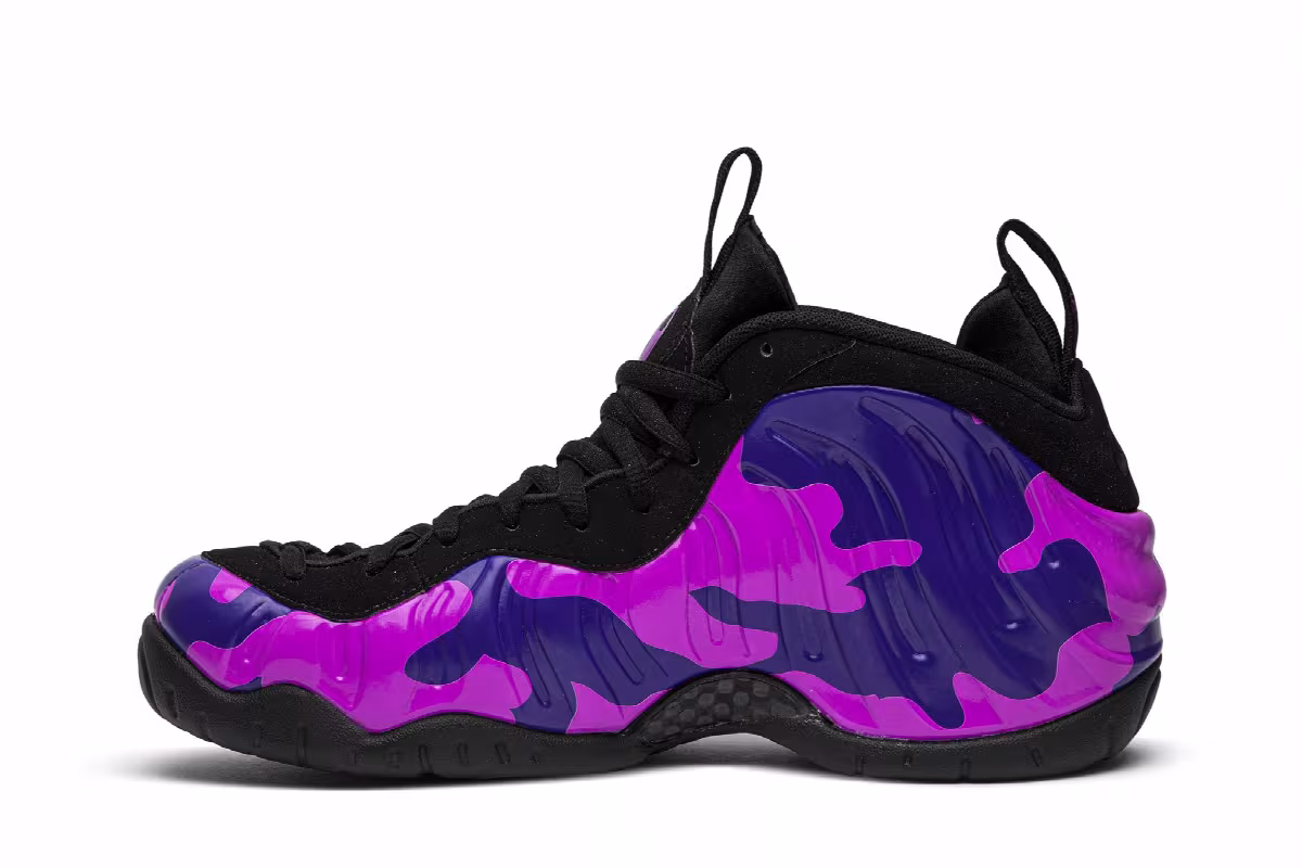 Nike Air Foamposite Pro Purple Camo, view 4