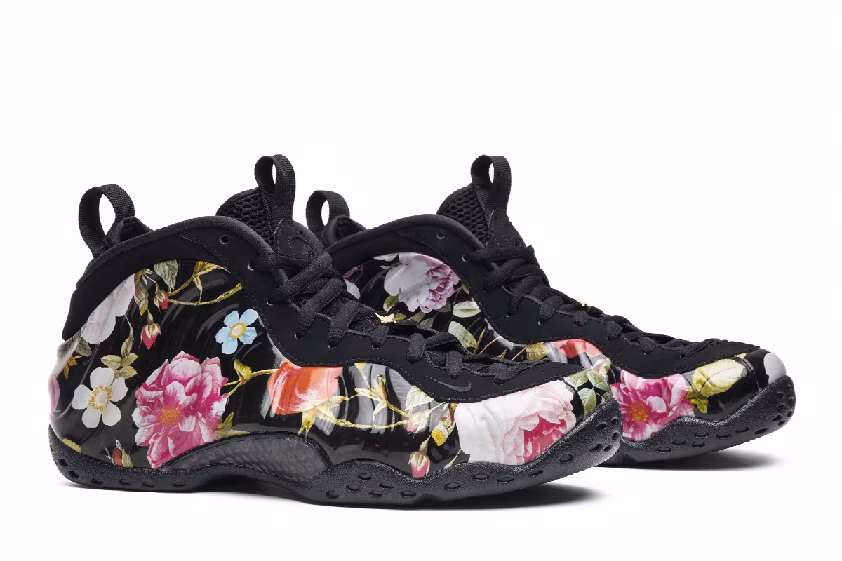 Nike Air Foamposite One Floral, view 9