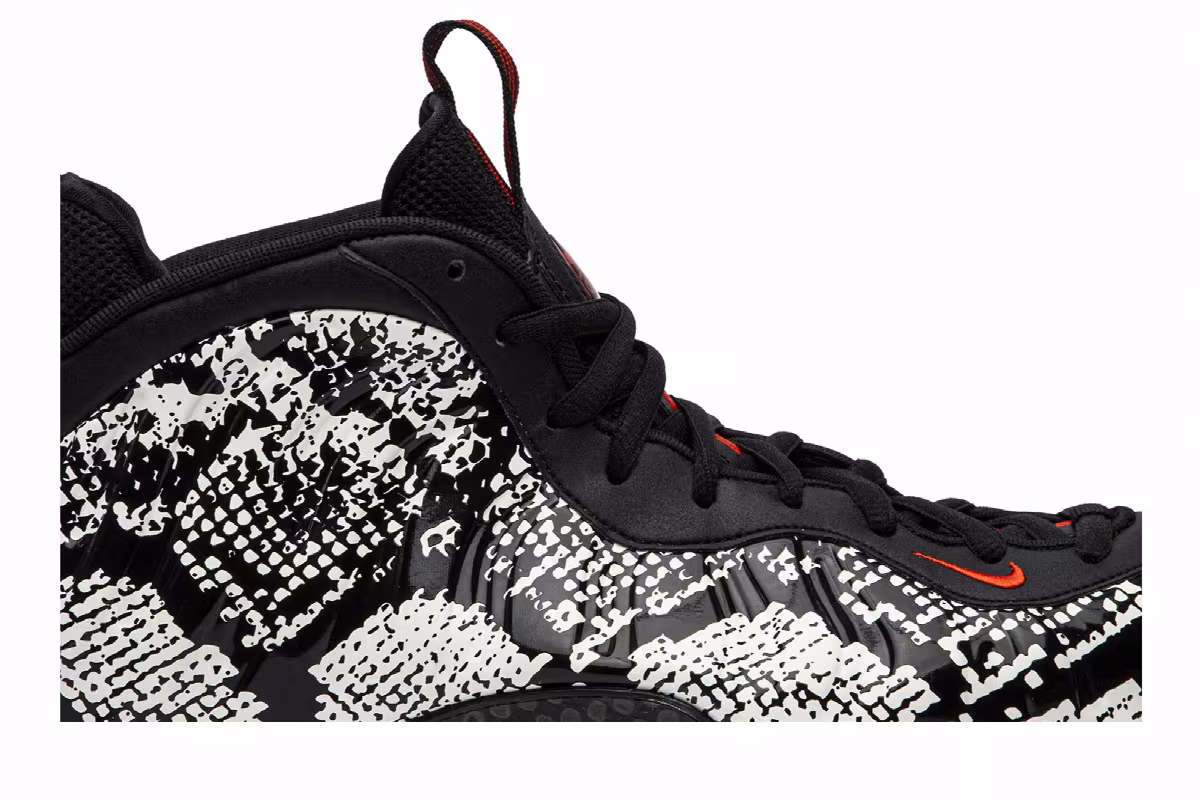 Nike Air Foamposite One Albino Snakeskin, view 3