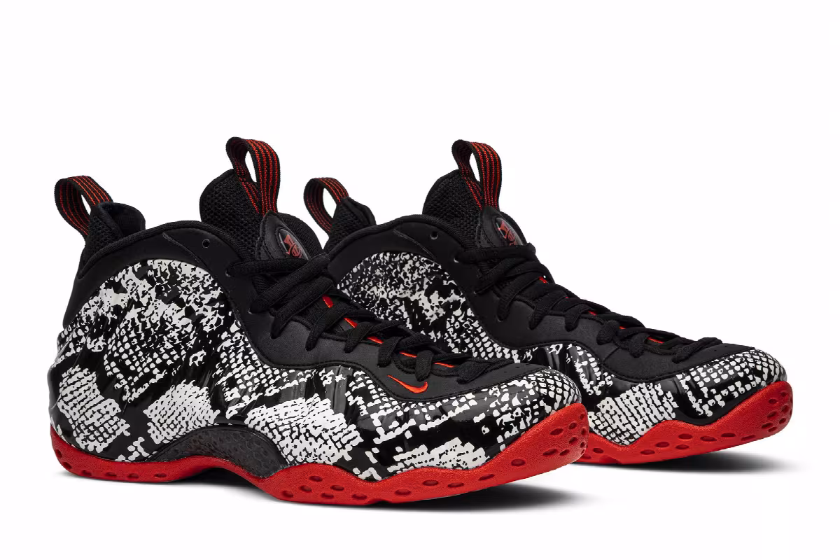 Nike Air Foamposite One Albino Snakeskin, view 9