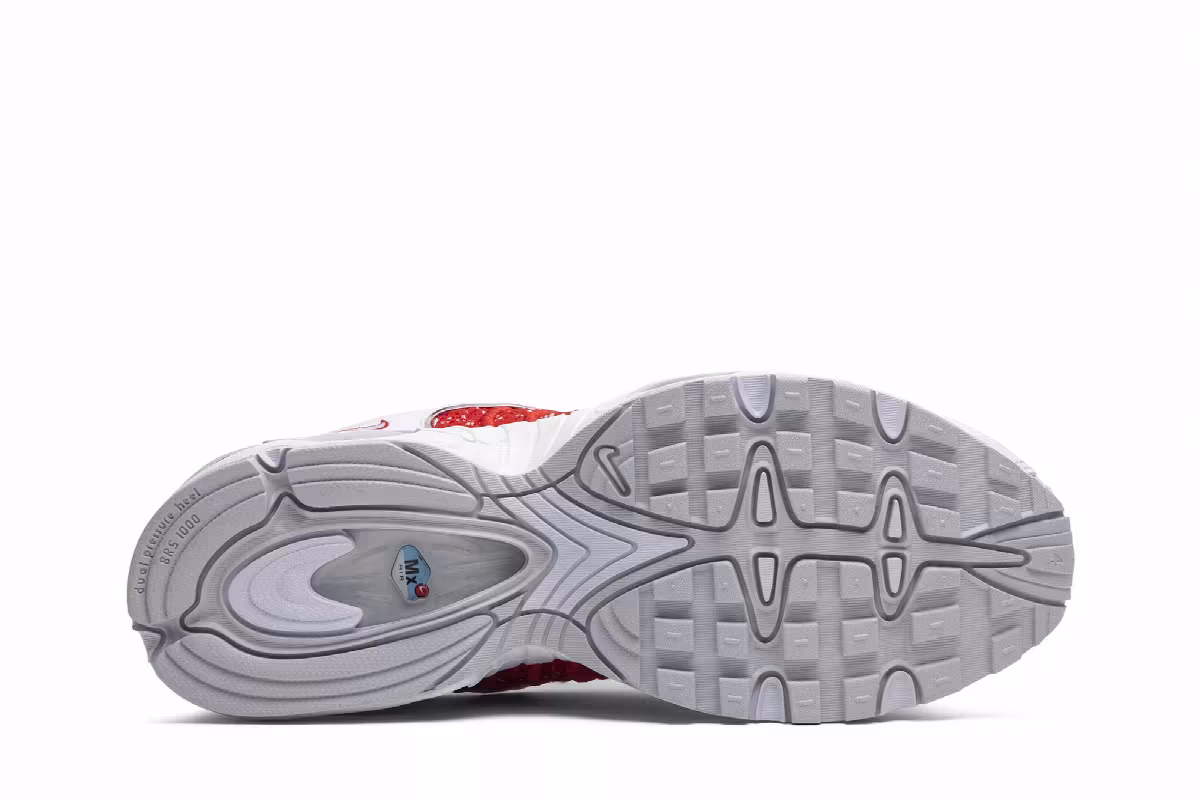 Supreme x Nike Air Max Tailwind 4 University Red, view 5
