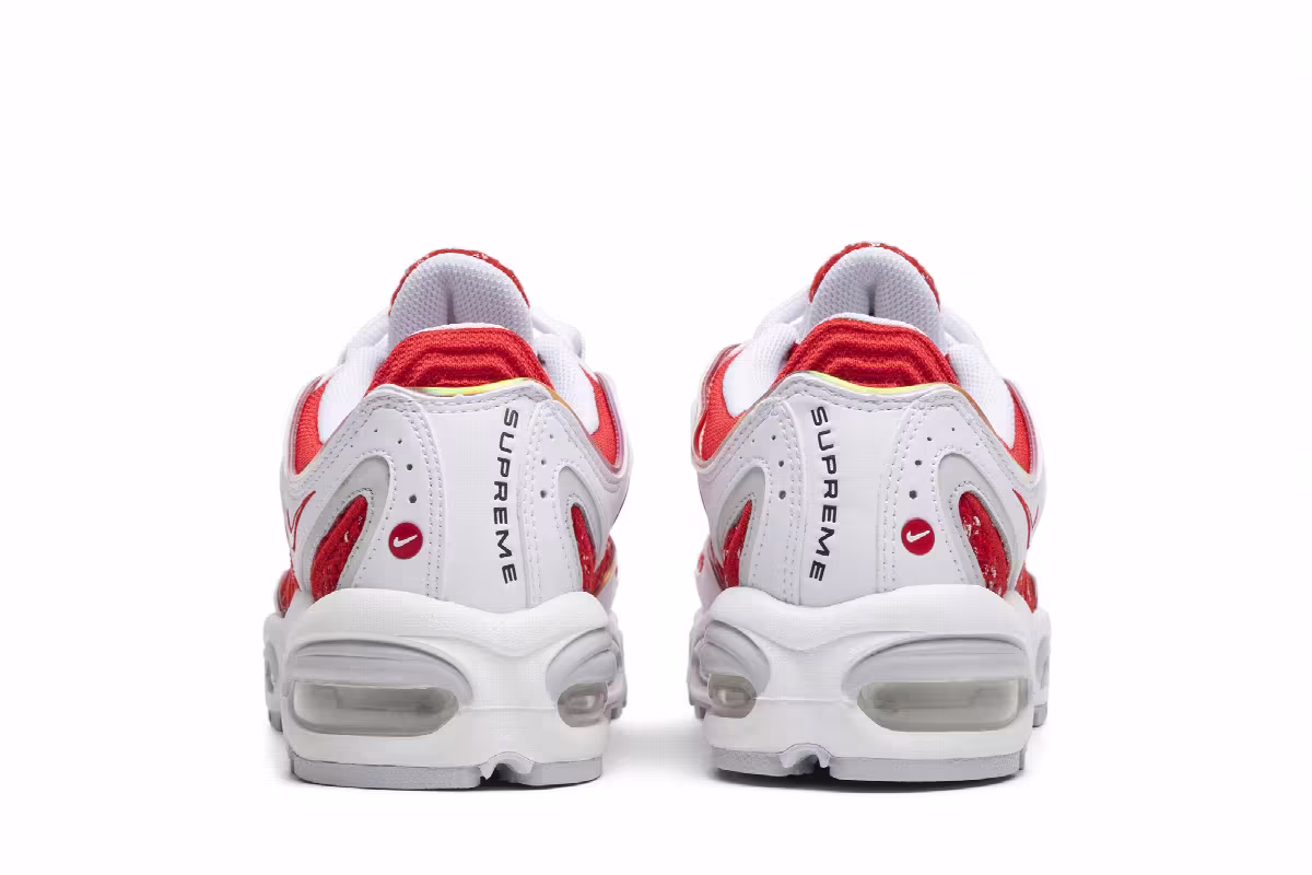 Supreme x Nike Air Max Tailwind 4 University Red, view 7