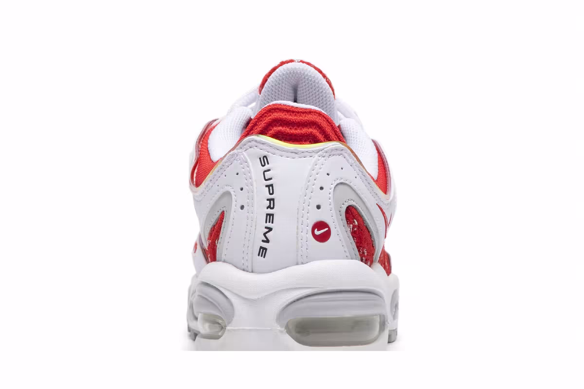 Supreme x Nike Air Max Tailwind 4 University Red, view 8