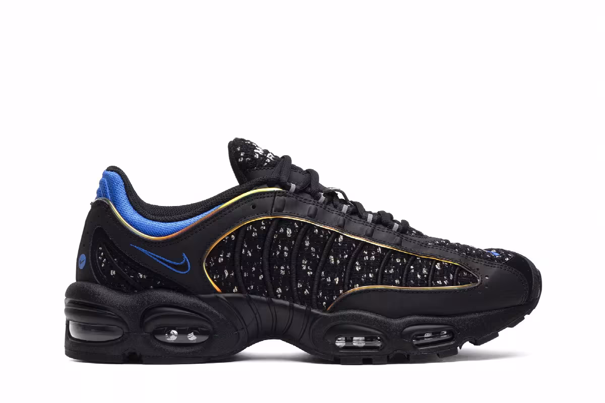 Supreme x Nike Air Max Tailwind 4 Black Cobalt, view 2