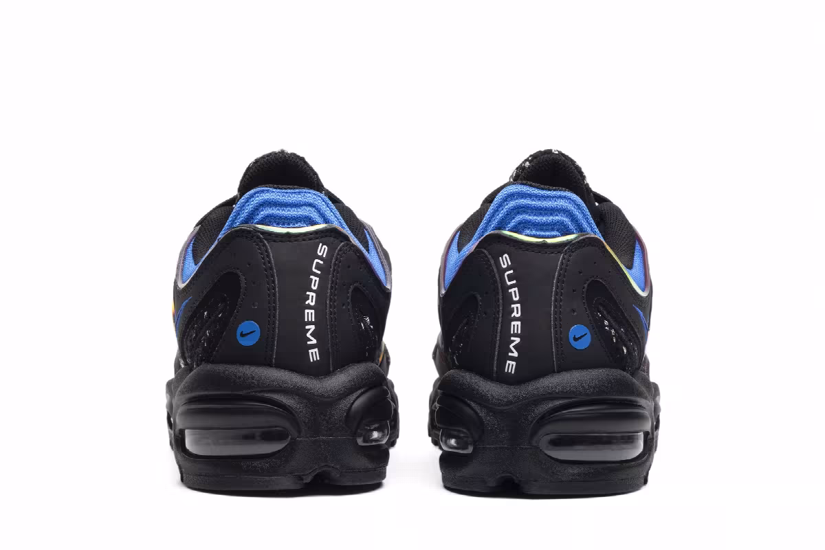Supreme x Nike Air Max Tailwind 4 Black Cobalt, view 7