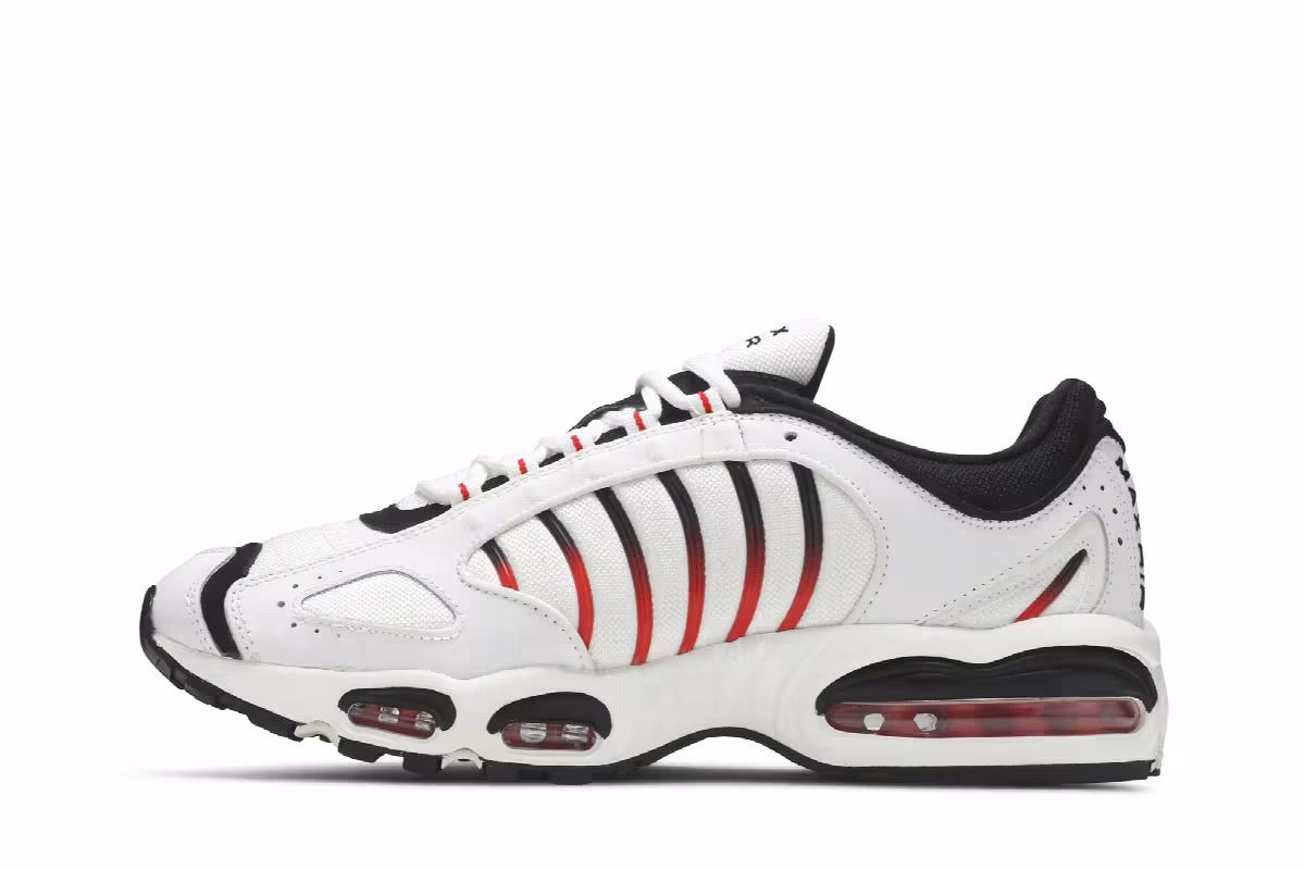Nike Air Max Tailwind 4 White Habanero Red, view 4