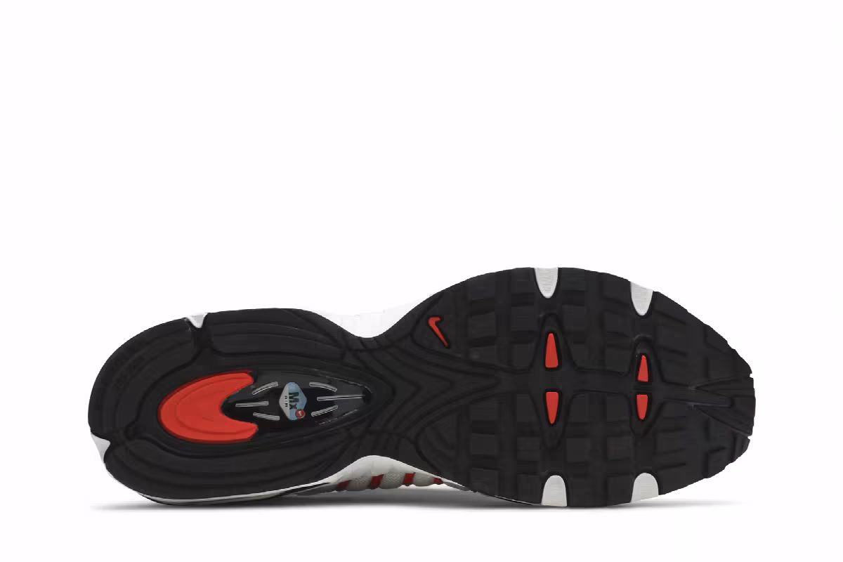 Nike Air Max Tailwind 4 White Habanero Red, view 5