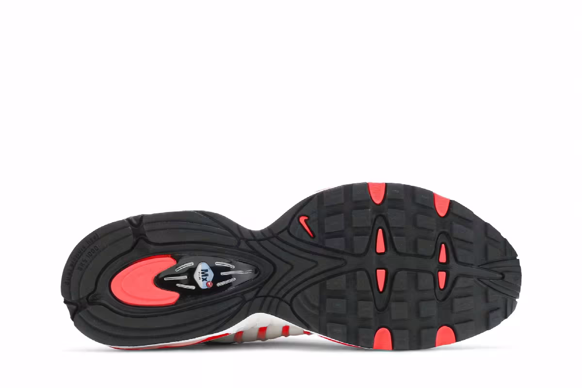 Nike Air Max Tailwind 4 SE White Flash Crimson, view 5