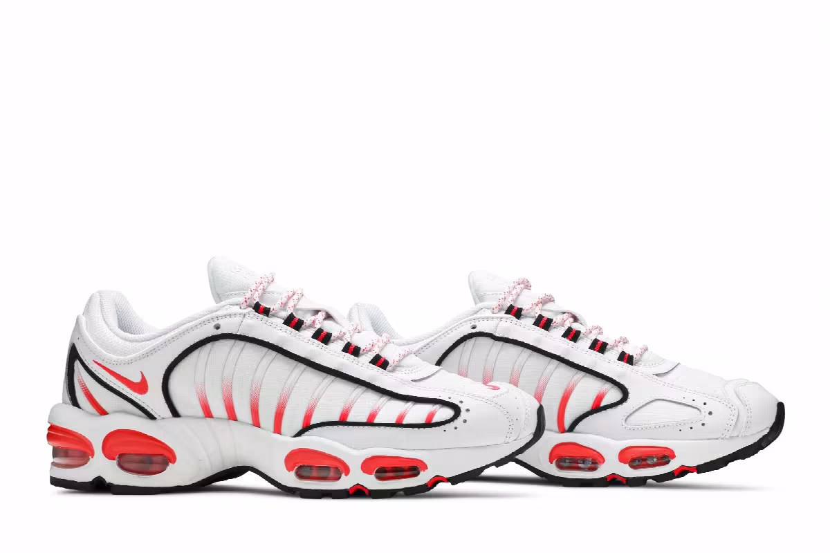 Nike Air Max Tailwind 4 SE White Flash Crimson, view 9