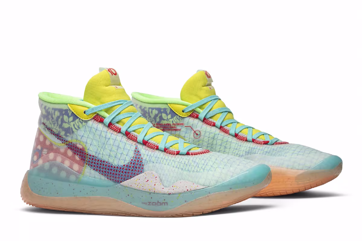 Nike Zoom KD 12 EYBL Peach Jam, view 9