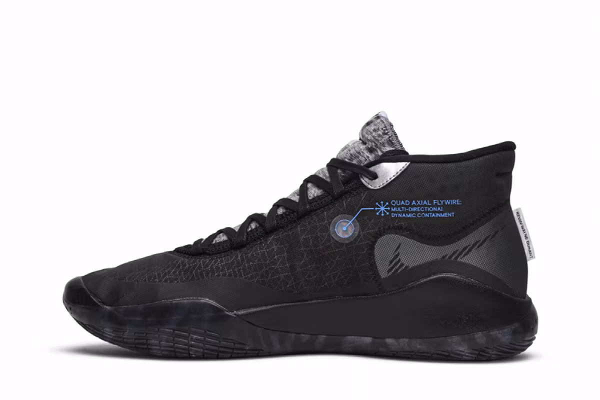 Nike KD 12 Anthracite, view 4