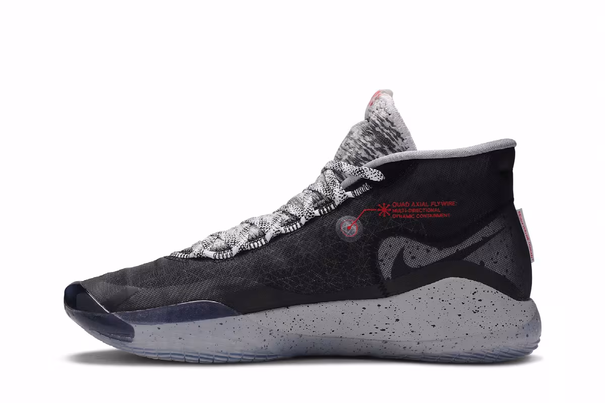 Nike Zoom KD 12 Black Cement, view 4