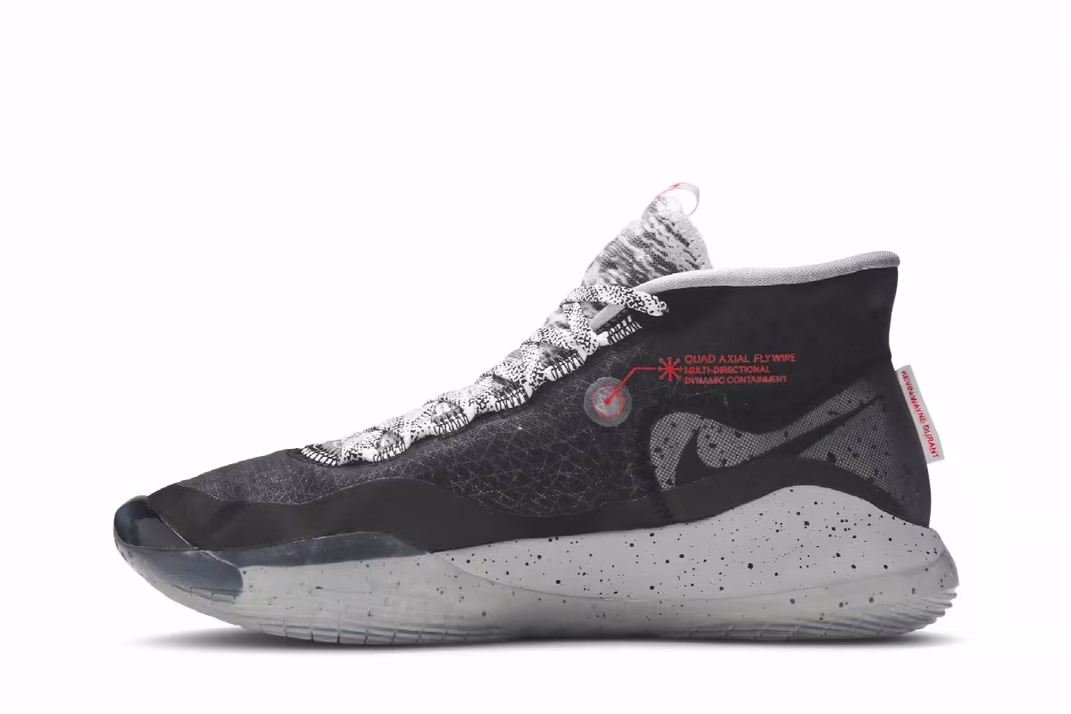 Nike Zoom KD 12 EP Black Cement, view 4