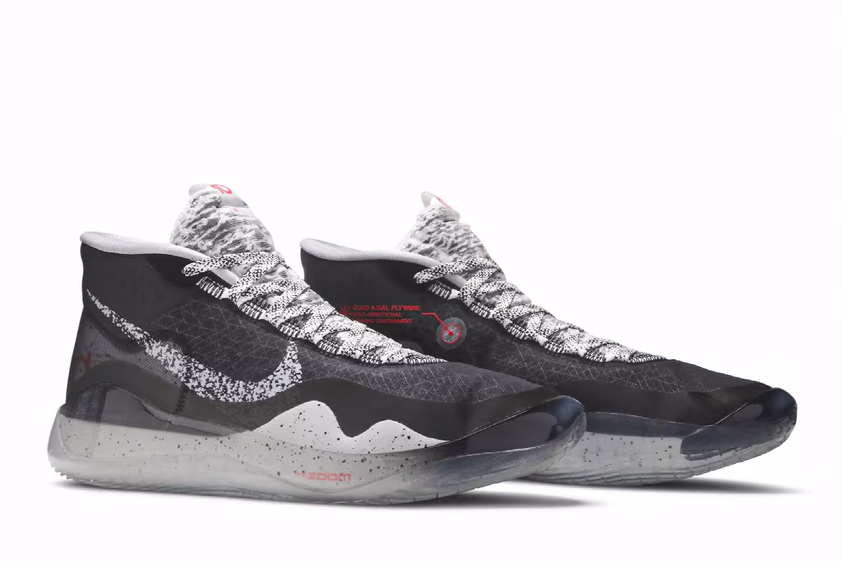 Nike Zoom KD 12 EP Black Cement, view 9