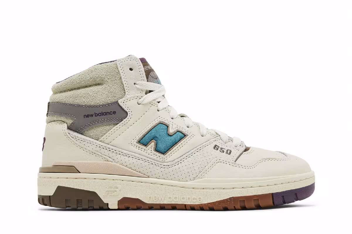 New Balance 650R White Green Grey, view 2