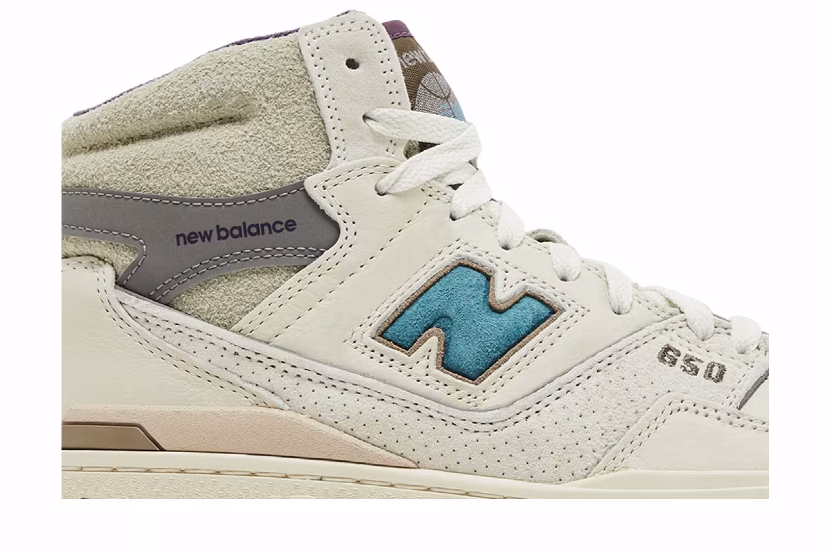 New Balance 650R White Green Grey, view 3