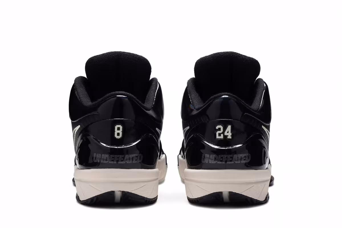 Undefeated x Nike Kobe 4 Protro Black Mamba, view 7