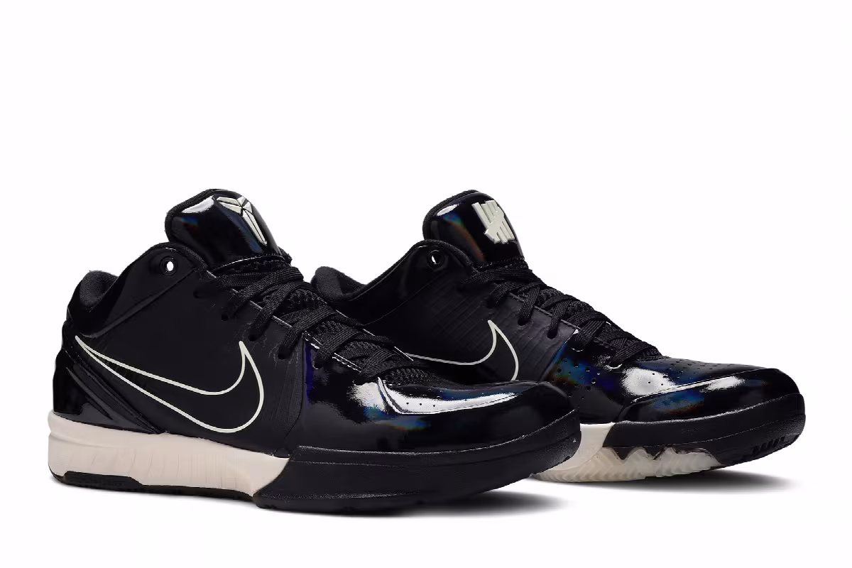 Undefeated x Nike Kobe 4 Protro Black Mamba, view 9