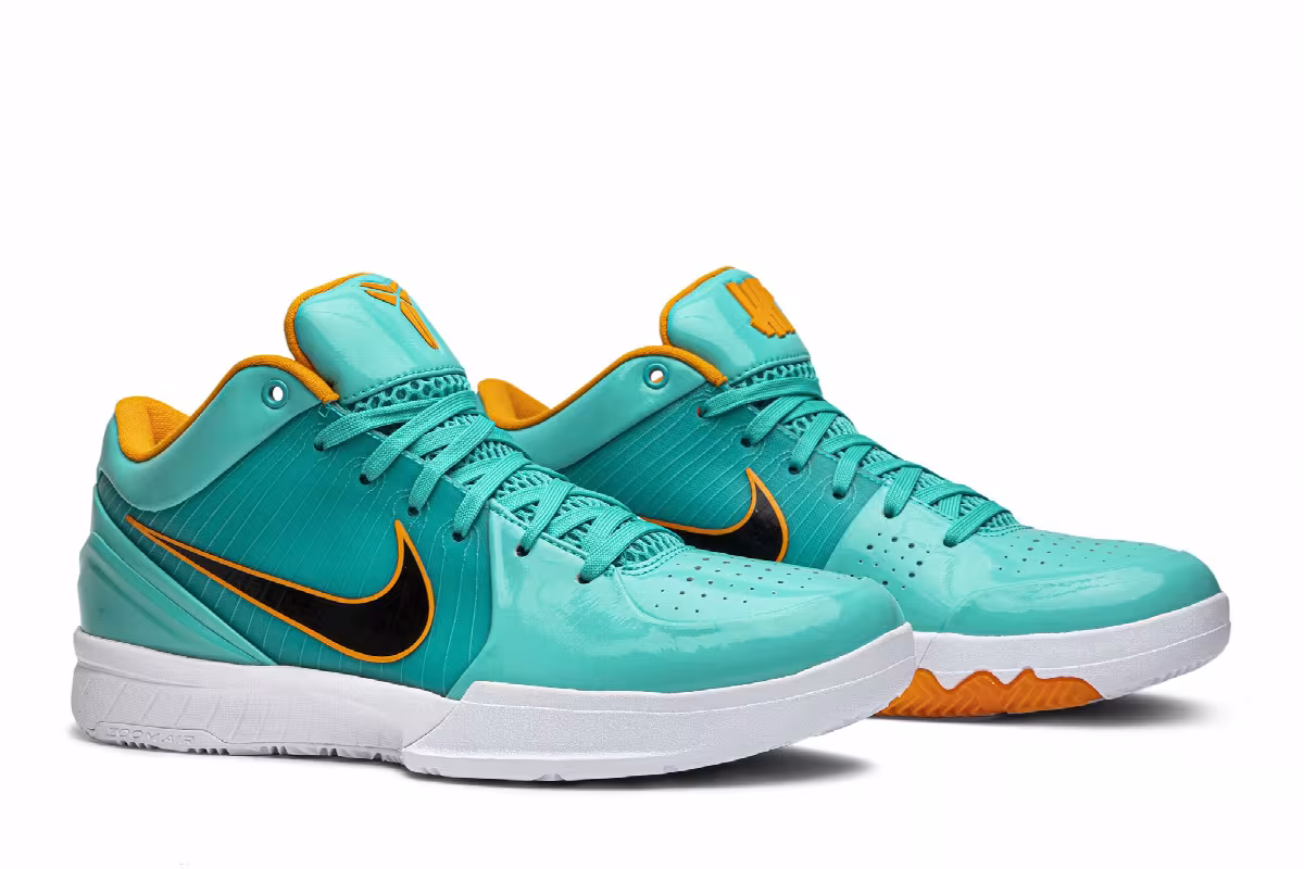 Undefeated x Nike Kobe 4 Protro Hyper Jade, Demar Derozan, view 9
