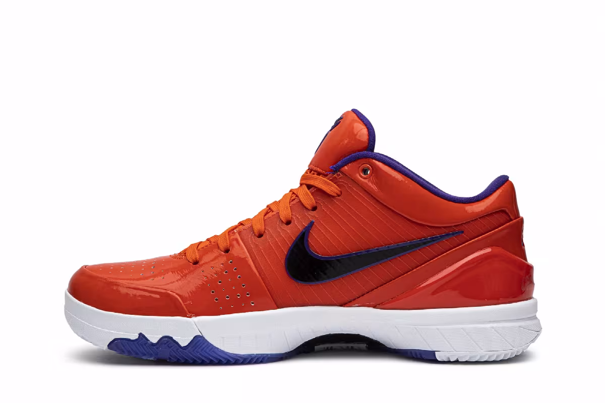 Undefeated x Nike Kobe 4 Protro Team Orange, Devin Booker, view 4