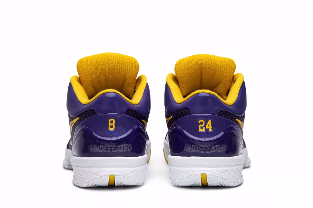 Undefeated x Nike Kobe 4 Protro Court Purple, Kyle Kuzma, view 7