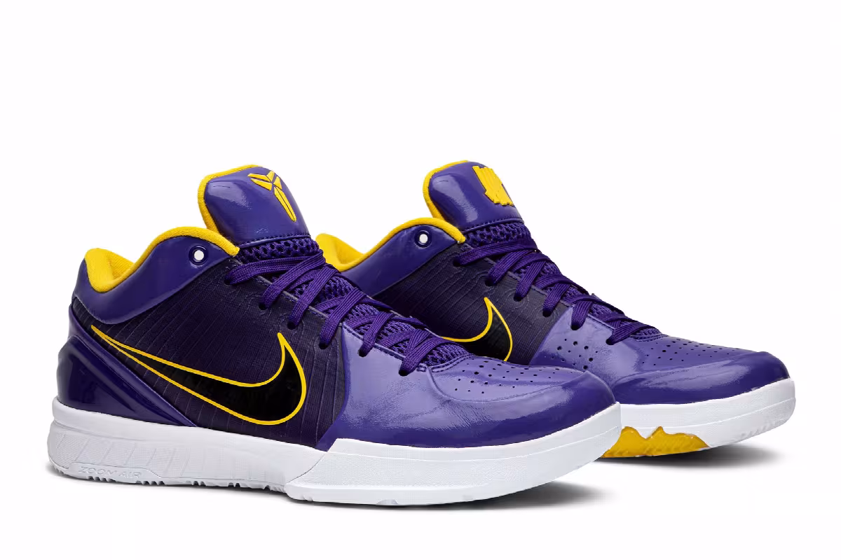 Undefeated x Nike Kobe 4 Protro Court Purple, Kyle Kuzma, view 9