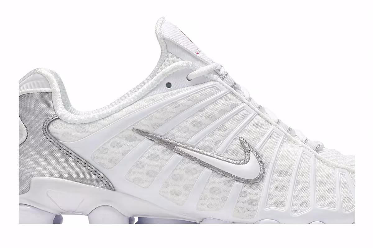 Nike Women's Shox TL White Silver 2019, view 3