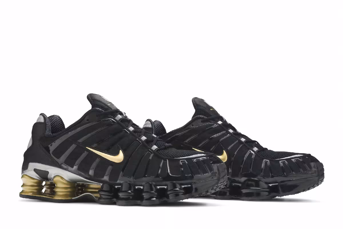 Neymar Jr. x Nike Shox TL Black Gold, view 9