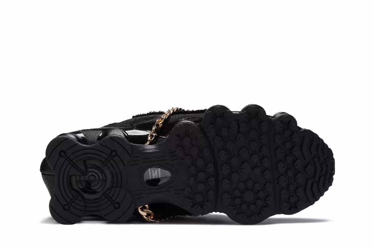 Nike Comme des Garçons x Women's Shox TL Black, view 5
