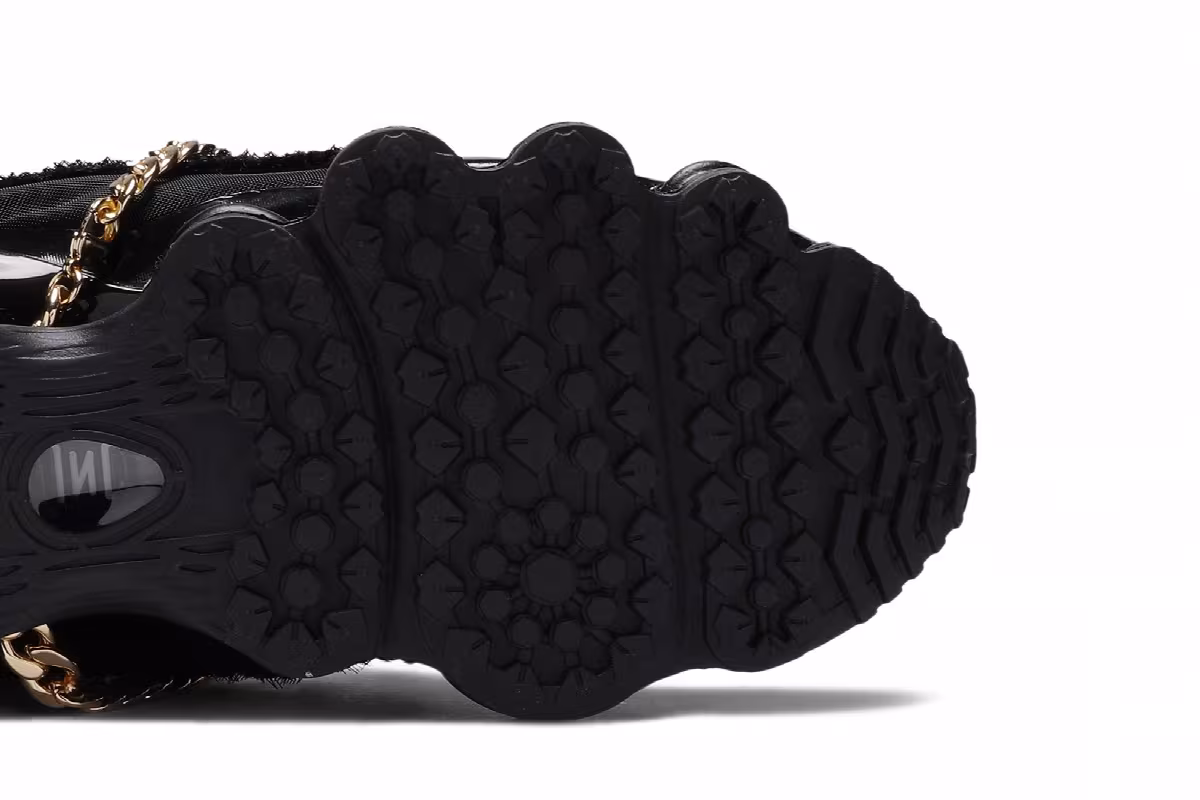 Nike Comme des Garçons x Women's Shox TL Black, view 6
