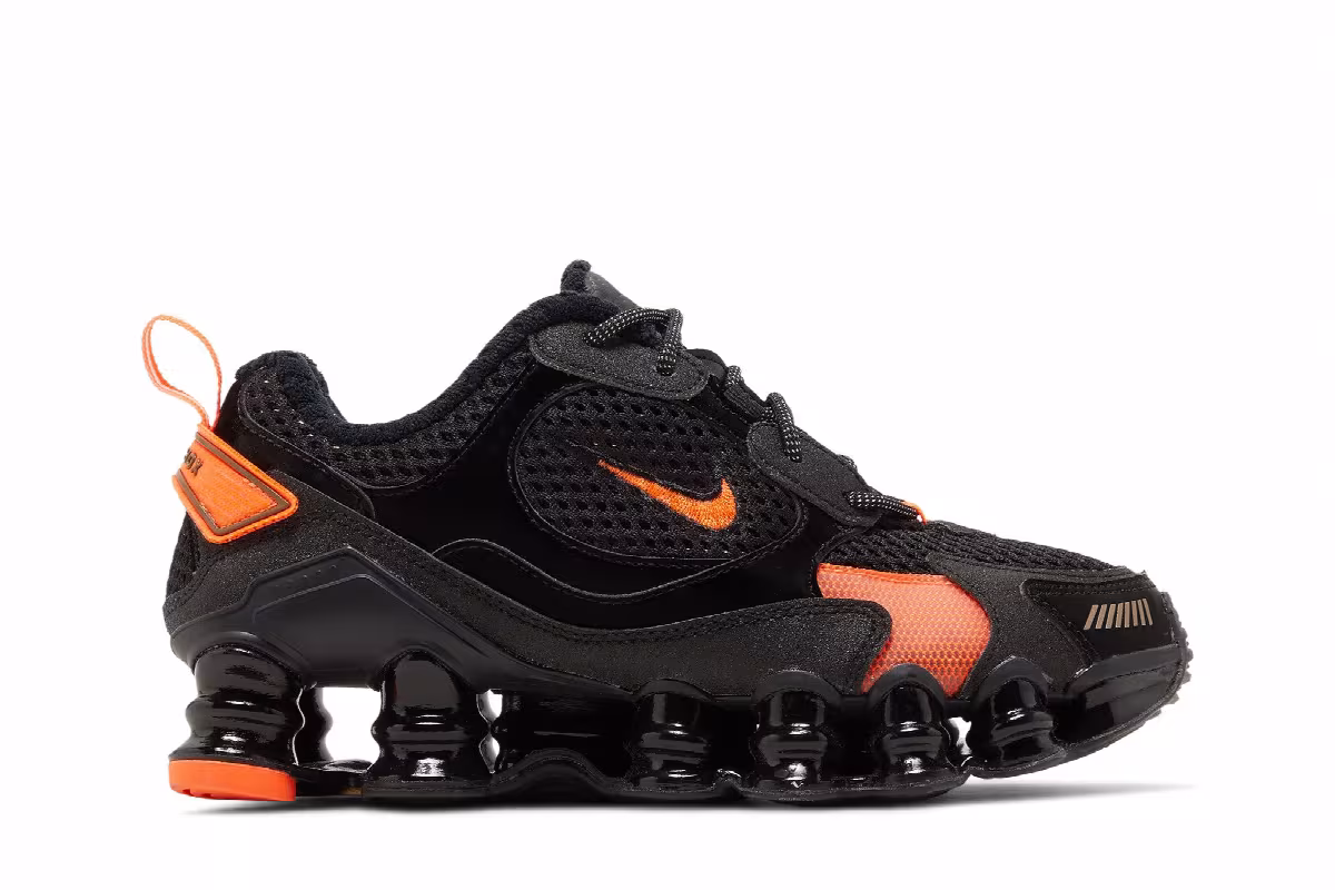 Nike Women's Shox TL Nova Black Orange, view 2