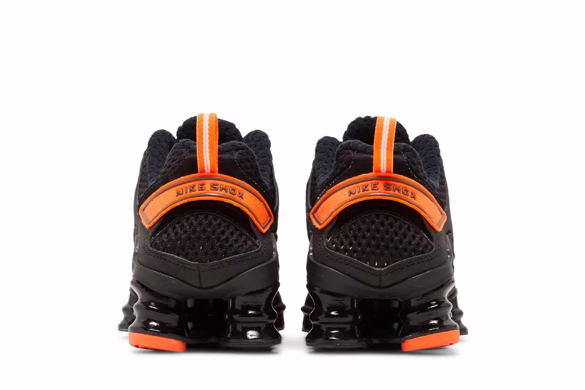 Nike Women's Shox TL Nova Black Orange, view 7
