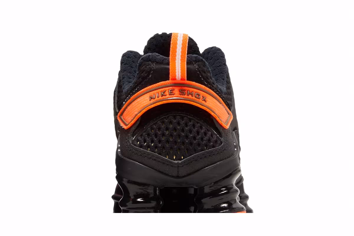 Nike Women's Shox TL Nova Black Orange, view 8