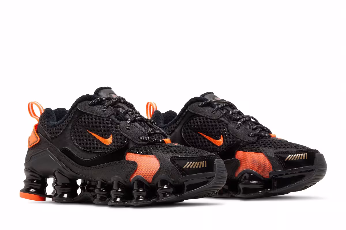Nike Women's Shox TL Nova Black Orange, view 9
