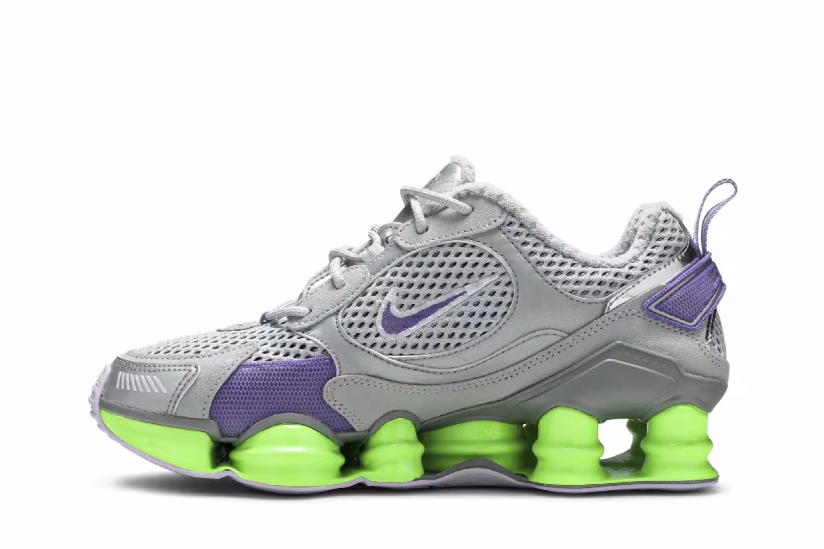 Nike Women's Shox TL Nova Grey Neon, view 4
